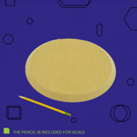 Oval 11 x 13 Pottery Form